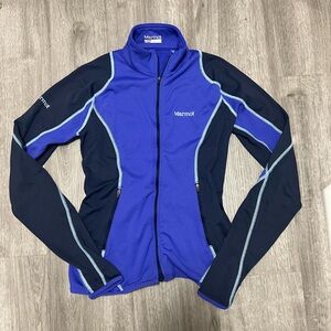 Marmot Women's Navy & Purple Full-Zip Jacket, size‎ XS